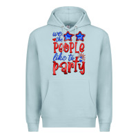 Blue Mist we people like the party Premium Hoodie - HRA Design Shop