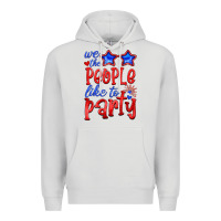 Dove Grey we people like the party Premium Hoodie - HRA Design Shop