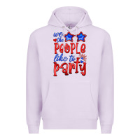 Lilac we people like the party Premium Hoodie - HRA Design Shop