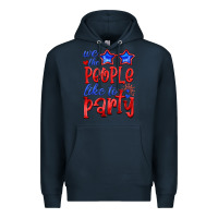 Navy we people like the party Premium Hoodie - HRA Design Shop