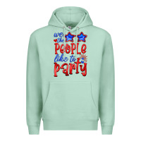 Seafoam we people like the party Premium Hoodie - HRA Design Shop