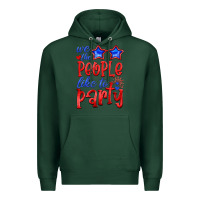 Sports Green we people like the party Premium Hoodie - HRA Design Shop