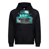 Black western truck front view Urban Hoodie - FaDigitalArtStudio