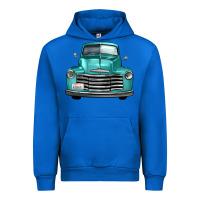 Cobalt western truck front view Urban Hoodie - FaDigitalArtStudio