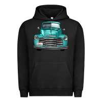 Pigment Black western truck front view Urban Hoodie - FaDigitalArtStudio