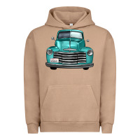 Pigment Burro western truck front view Urban Hoodie - FaDigitalArtStudio