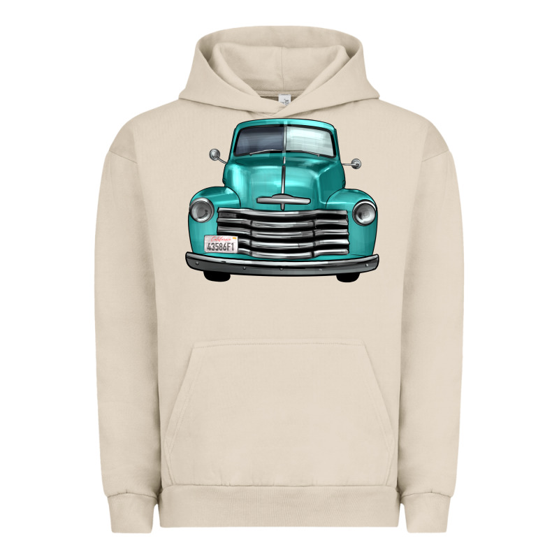 Western Truck Front View Urban Hoodie by FaDigitalArtStudio | Teevron