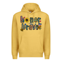 Antique Gold honor the brave Premium Hoodie - CowhideDigitalArt