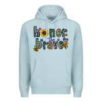 Blue Mist honor the brave Premium Hoodie - CowhideDigitalArt