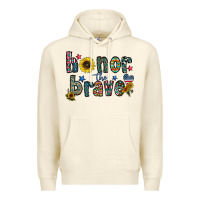 Sandshell honor the brave Premium Hoodie - CowhideDigitalArt