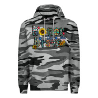 Slate Camo honor the brave Premium Hoodie - CowhideDigitalArt