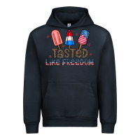 Navy tasted like freedom Urban Hoodie - CowhideDigitalArt