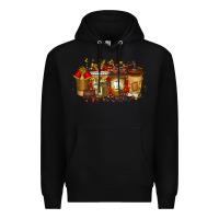 Black lawyer coffee drink Premium Hoodie - RacoonDesign