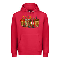 Cardinal lawyer coffee drink Premium Hoodie - RacoonDesign