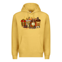 Antique Gold lawyer coffee drink Premium Hoodie - RacoonDesign