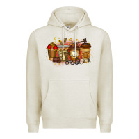 Oatmeal Heather lawyer coffee drink Premium Hoodie - RacoonDesign