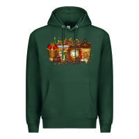 Sports Green lawyer coffee drink Premium Hoodie - RacoonDesign