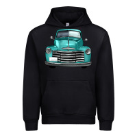 Black western truck front view Urban Hoodie - FaDigitalArtStudio