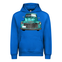 Cobalt western truck front view Urban Hoodie - FaDigitalArtStudio