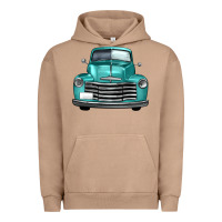 Pigment Burro western truck front view Urban Hoodie - FaDigitalArtStudio