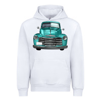 White western truck front view Urban Hoodie - FaDigitalArtStudio