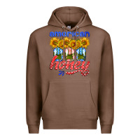 Chestnut american honey sunflower mason jar Premium Hoodie - HRA Design Shop