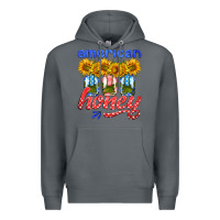 Rock american honey sunflower mason jar Premium Hoodie - HRA Design Shop