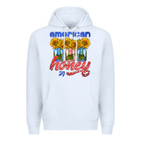 White american honey sunflower mason jar Premium Hoodie - HRA Design Shop