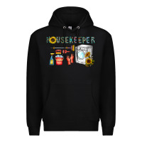 Black housekeeper Premium Hoodie - CowhideDigitalArt