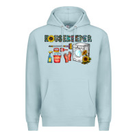 Blue Mist housekeeper Premium Hoodie - CowhideDigitalArt