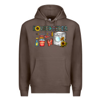 Coffee housekeeper Premium Hoodie - CowhideDigitalArt