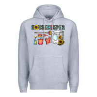 Heather Grey housekeeper Premium Hoodie - CowhideDigitalArt