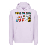 Lilac housekeeper Premium Hoodie - CowhideDigitalArt