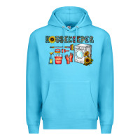 Ocean Blue housekeeper Premium Hoodie - CowhideDigitalArt