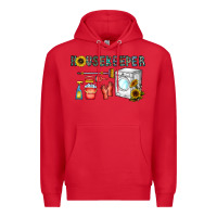 Red housekeeper Premium Hoodie - CowhideDigitalArt