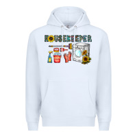 White housekeeper Premium Hoodie - CowhideDigitalArt