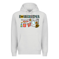 Dove Grey housekeeper Premium Hoodie - CowhideDigitalArt
