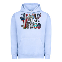 Pigment Grape Ice wild and free Urban Hoodie - CowhideDigitalArt