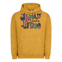 Pigment Peanut Butter wild and free Urban Hoodie - CowhideDigitalArt