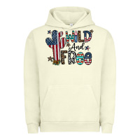 Pigment Pistachio wild and free Urban Hoodie - CowhideDigitalArt