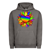 Pigment Tornado lgbtq color heart and sunflower Urban Hoodie - HRA Design Shop
