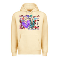 Pina Colada let all that you do be done in love Premium Hoodie - RacoonDesign