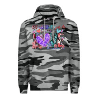 Slate Camo let all that you do be done in love Premium Hoodie - RacoonDesign