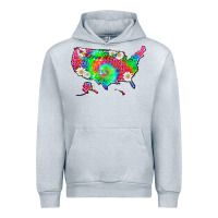 Heather Grey lgbtq america map Urban Hoodie - HRA Design Shop