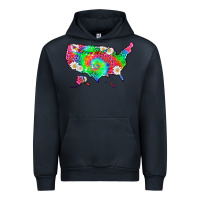 Navy lgbtq america map Urban Hoodie - HRA Design Shop