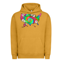 Pigment Peanut Butter lgbtq america map Urban Hoodie - HRA Design Shop
