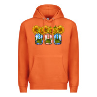 Carrot american sunflower mason jar Premium Hoodie - HRA Design Shop