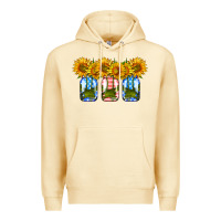 Pina Colada american sunflower mason jar Premium Hoodie - HRA Design Shop