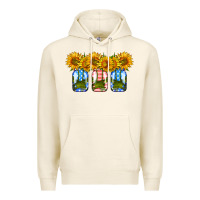 Tofu american sunflower mason jar Premium Hoodie - HRA Design Shop