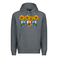Rock american sunflower mason jar Premium Hoodie - HRA Design Shop